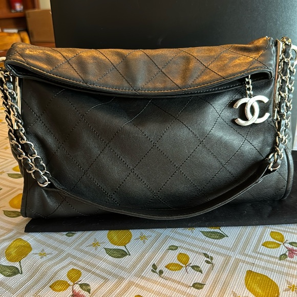 CHANEL Handbags - OBO chanel lambskin CC Lego hobo bag